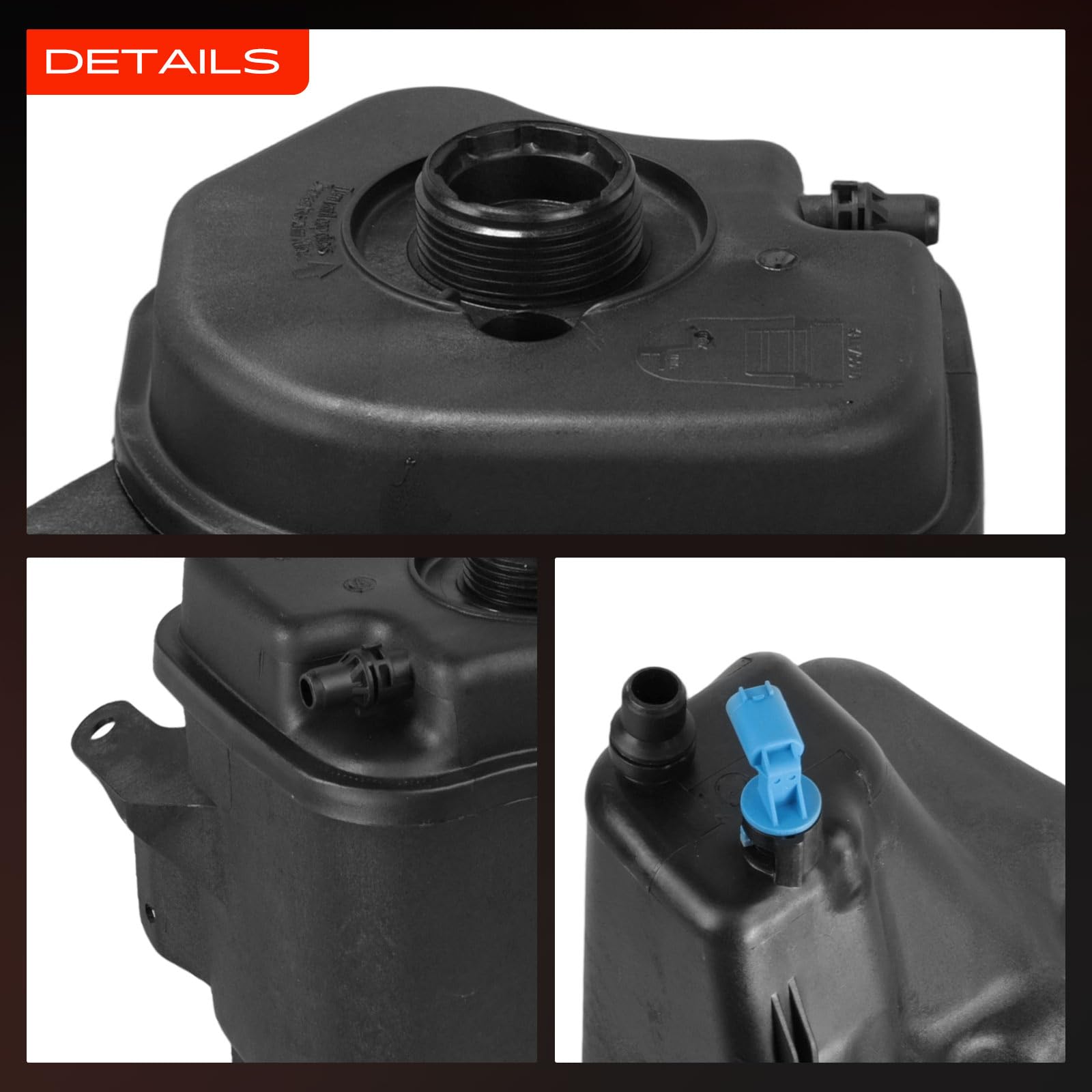 Frankberg Depósito de compensación depósito de refrigerante Compatible con X5 F15 F85 3.0L X5 E70 3.0L X6 E71 E72 3.0L X6 F16 F86 3.0L X5 E70 4.8L Replace# 603-361
