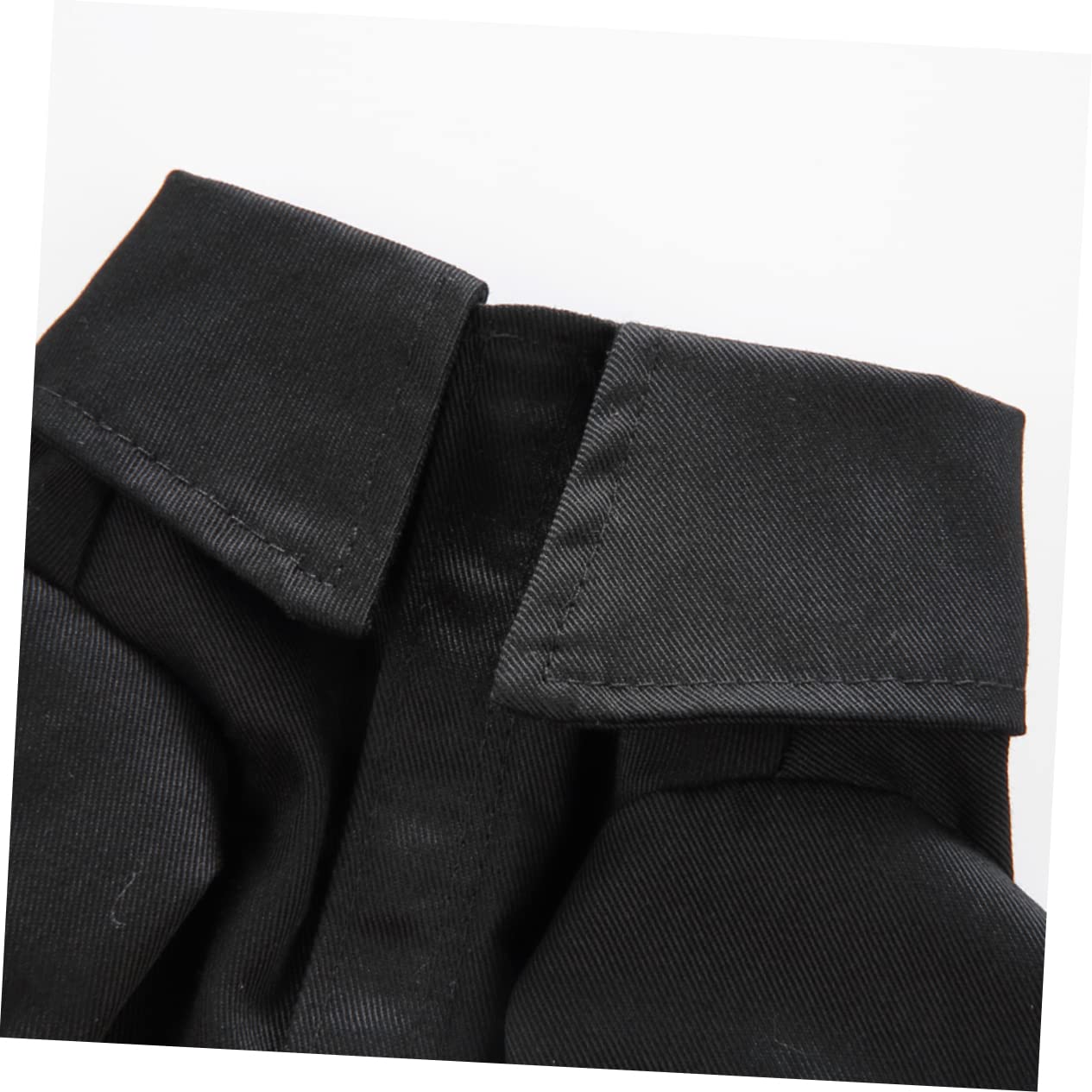 BESPORTBLE 3sets Costume Da Vigile Del Per Animali Domestici Abbigliamento Trasformato Per Cane e Gatto s Nero Per Feste e Eventi Speciali Materiale Confortevole e Superiore