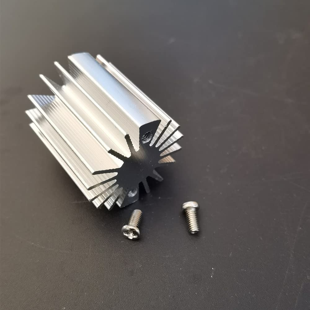 MMLFX 2pcs Aluminium Heatsink Round 28mm for 1W 3W 5W High Power led For DIY