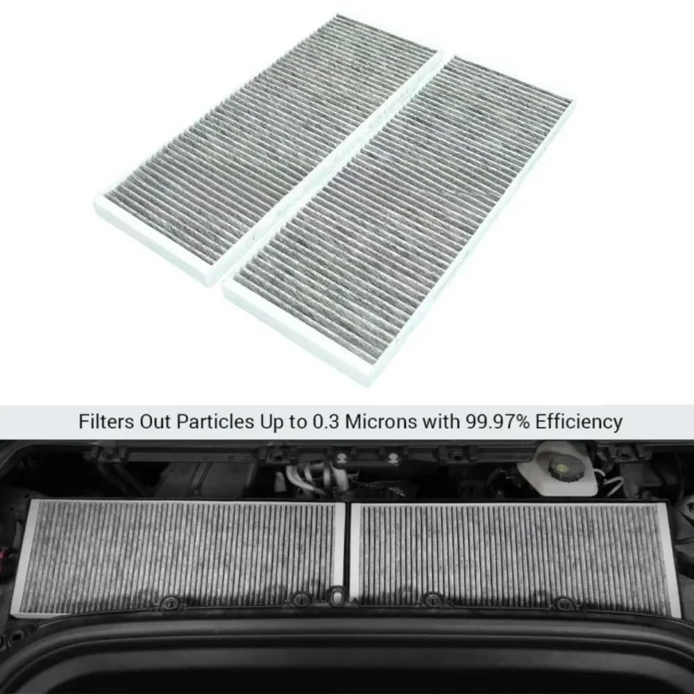 Filtro de aire de cabina Ajuste para Tesla Model Y Juniper 2025 2024 4 Uds filtro de aire cabina reemplazo del entrada