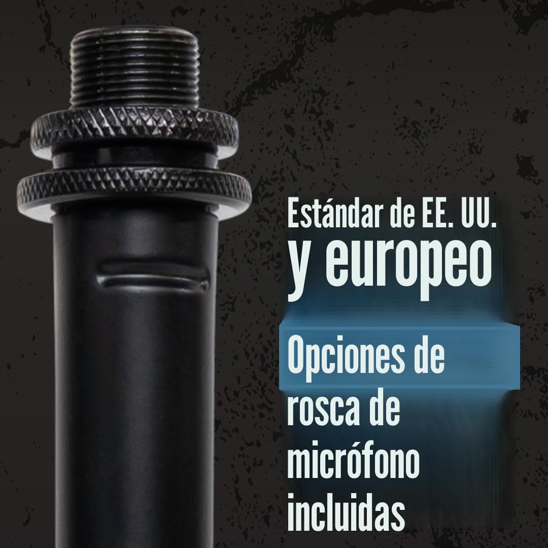 Shure by Gator Broadcast Desk Series; Pie de micrófono de
