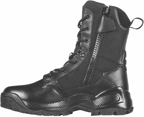 5.11 Tactical ATAC 2.0 Botas Storm de 8 pulgadas, estilo 12406, resistentes al agua y al deslizamiento, color negro