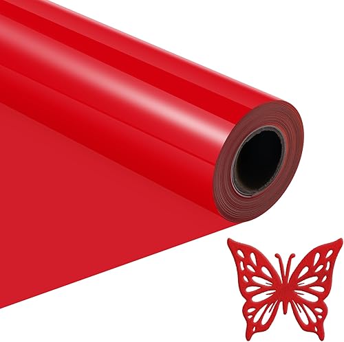 HTVRONT Rollo de vinilo de transferencia de calor, rollo de vinilo 3D Puff HTV de 12 pulgadas × 10 pies, vinilo de transferencia de calor 3D de