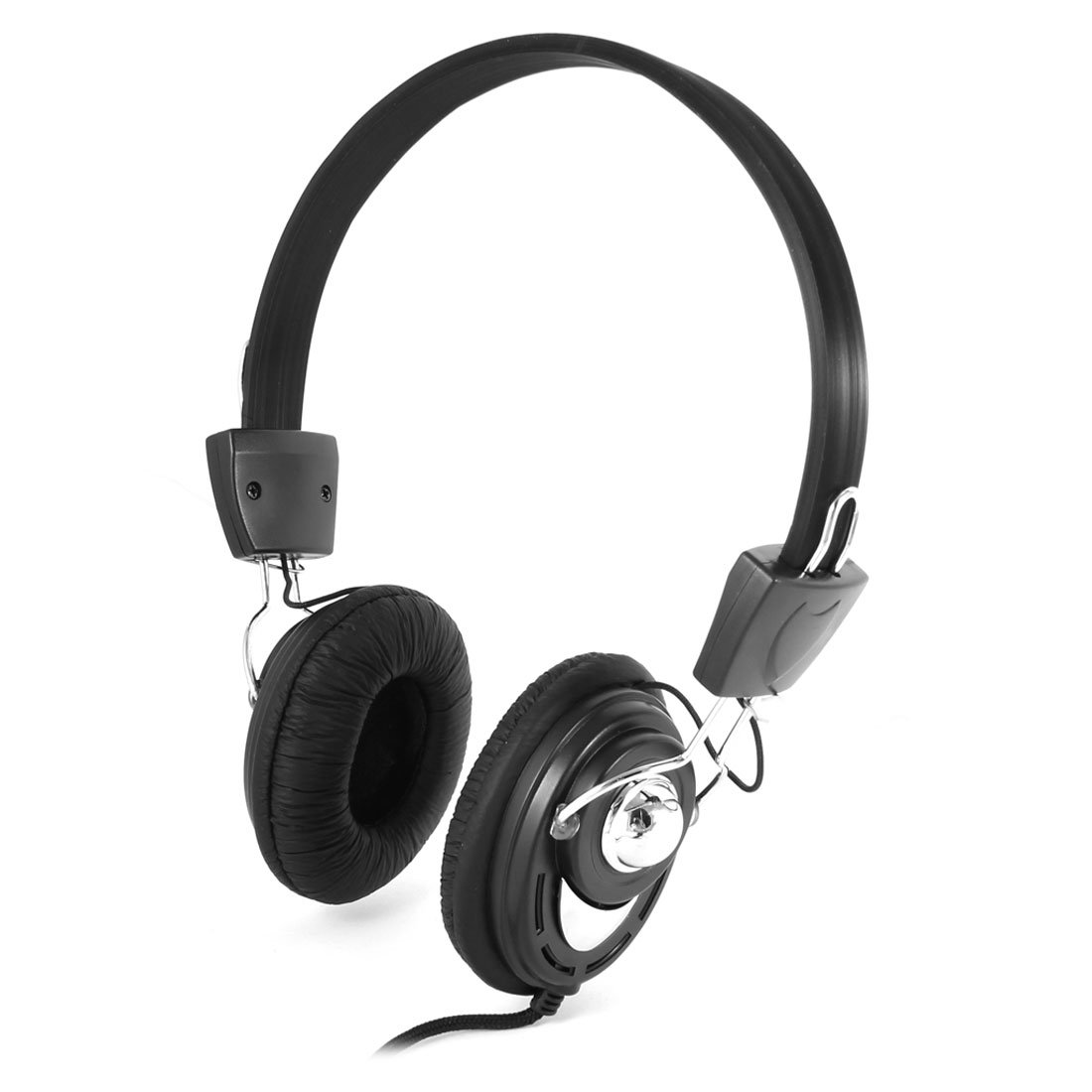 Qtqgoitem Adjustable Headband 3.5mm Connector Stereo Headphone Microphone Black for PC Computer (model: c06 f2d cca f71 f3b)