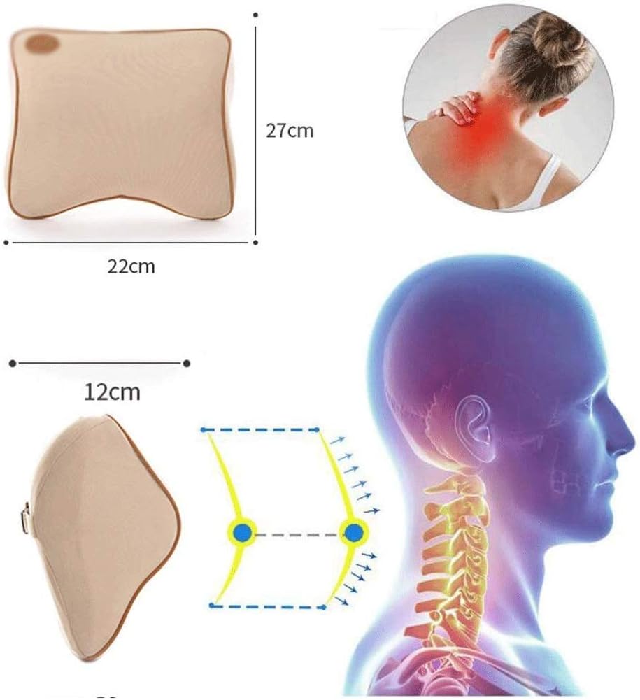 Car Neck Pillow, Memory Foam Headrest Cushion Helps Passengers Rest to Relieve Neck Pain and Improve Sitting Posture, Universal Version for All Car Seats