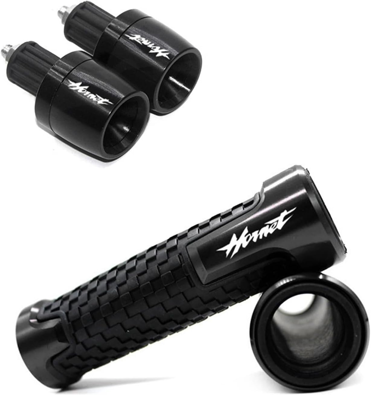Compatible with CB600 Hornet 600 900 CBR600 CBR Motorcycle Handlebar Hand Grips Handle Bar End Cap