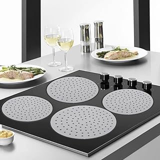 Almofada silicone para fogão de indução kit 4 peças cinza