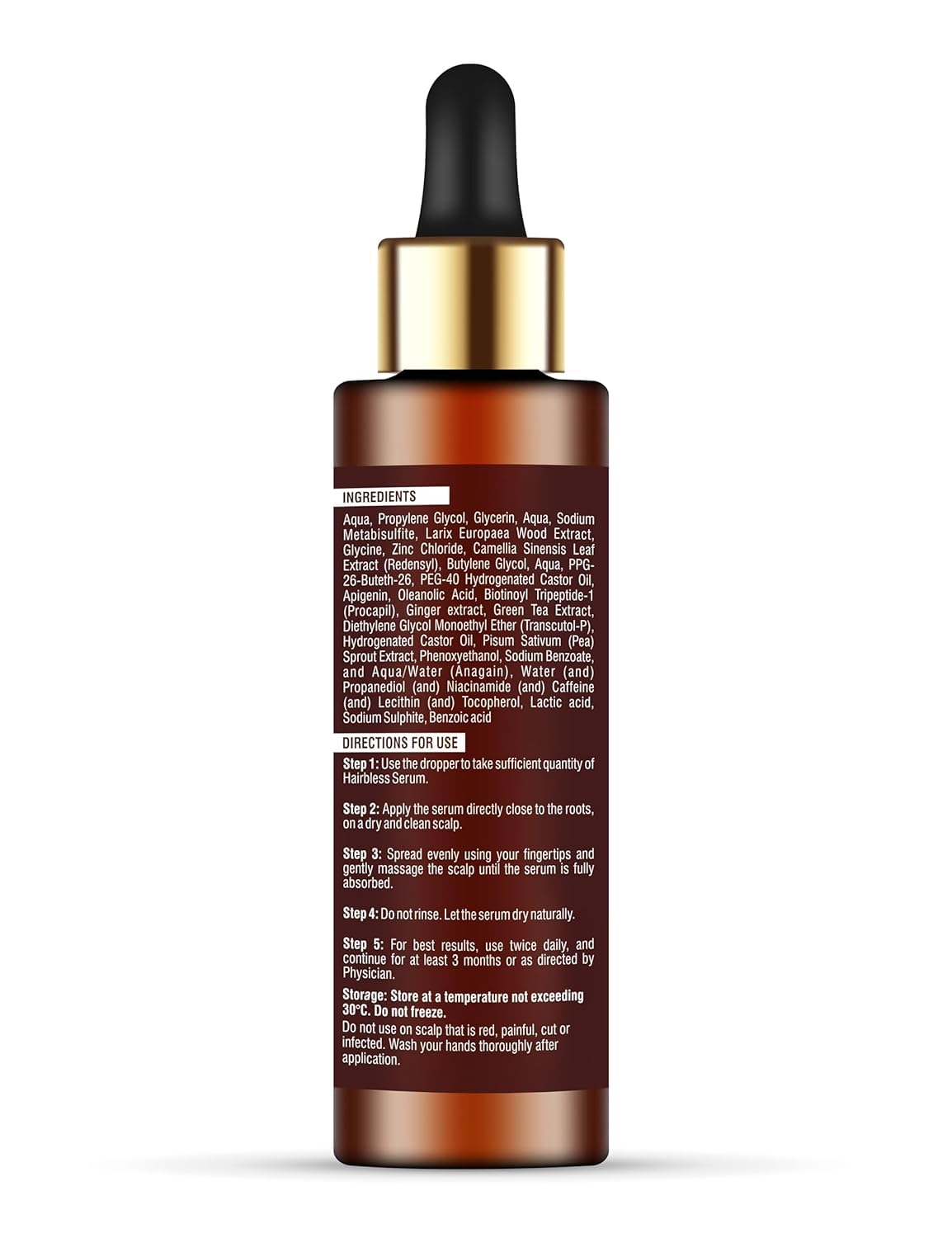 Hair blesss serum na porost włosów z Redensyl, Procapil, Anagain i liposomalna kofeina, poprawia grubość włosów, 60 ml
