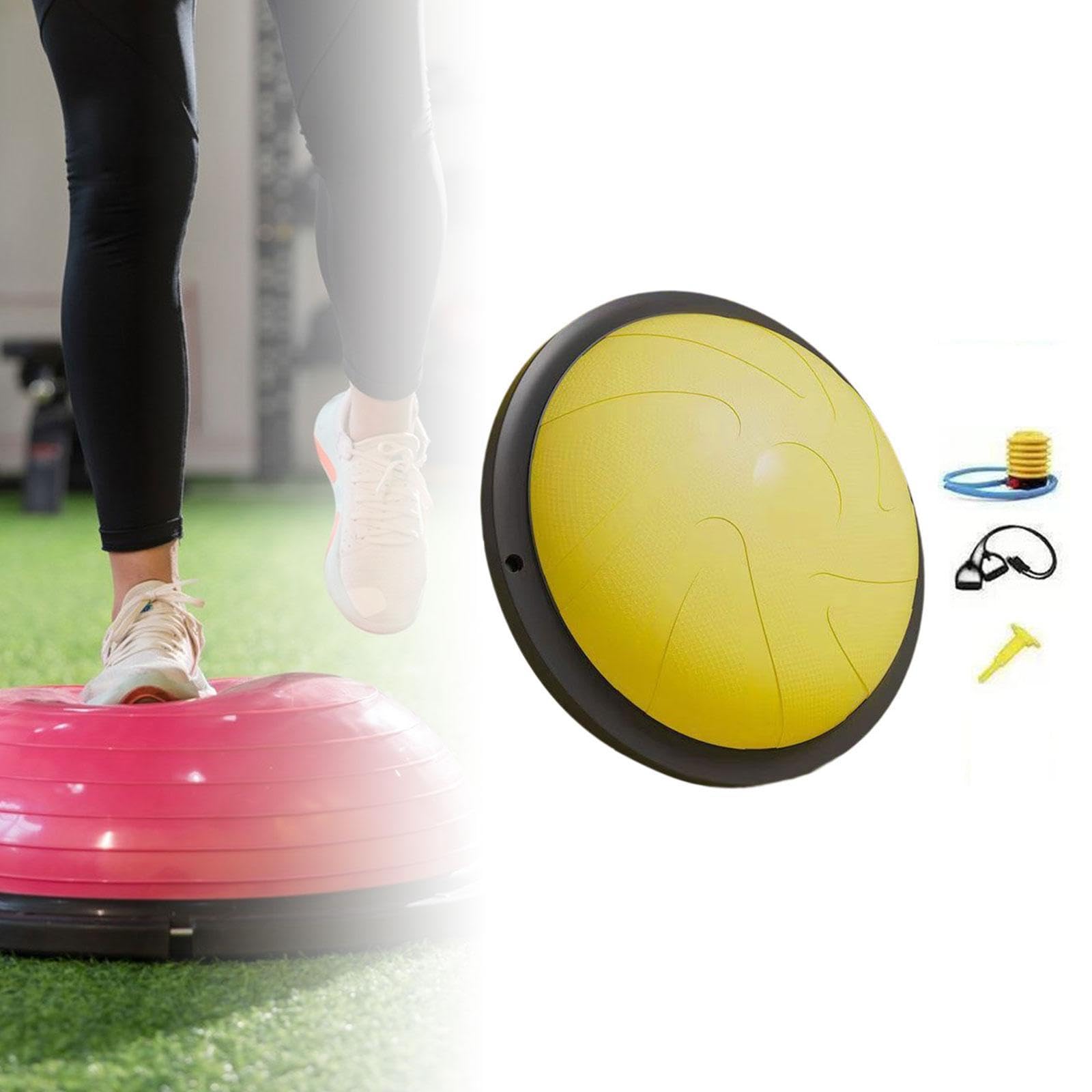 predolo Demi-Ballon d'exercice, Ballon de, Coussin de Pilates, Planche d'équilibre Gonflable pour la Maison, Le Travail, Le Fitness, la