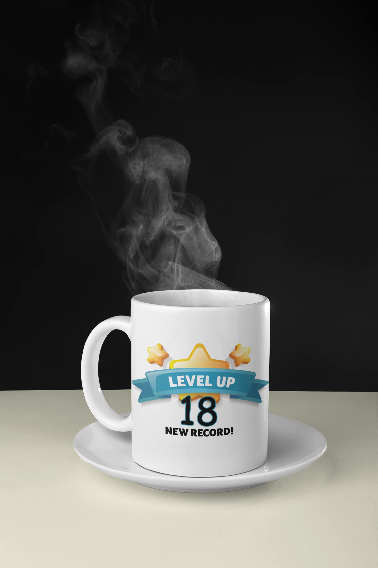 Tazza 30° Compleanno Con Design 'Level Up 30th New Record' - Tazza In Ceramica 11oz Lavabile In Lavastoviglie, Regalo Divertente Per Figlio, Figlia, Nipote - 4