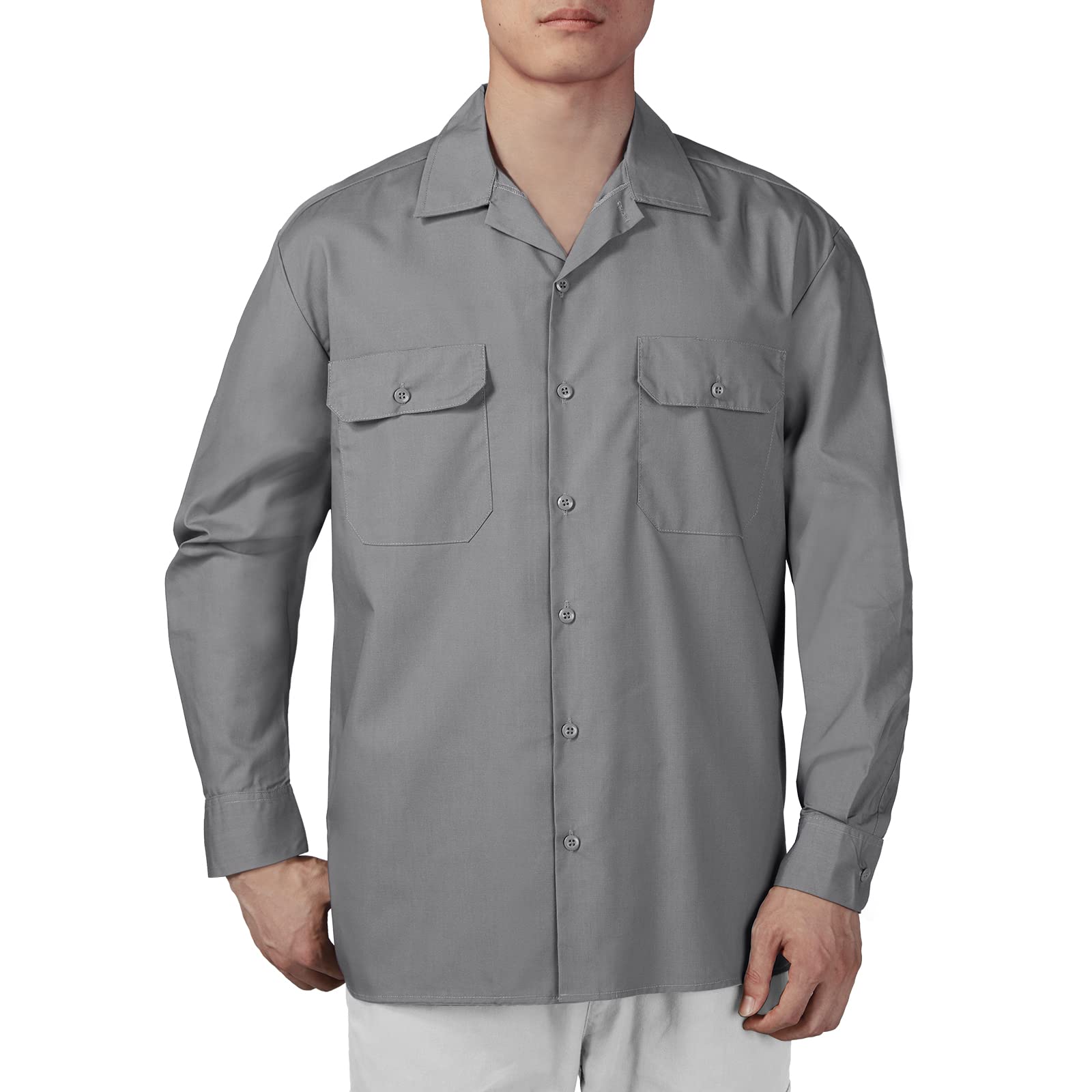 HISEA Men's Long Sleeve Work Shirt