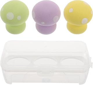 3pcs Mushroom Makeup Sponges Dual-use Wet Dry...