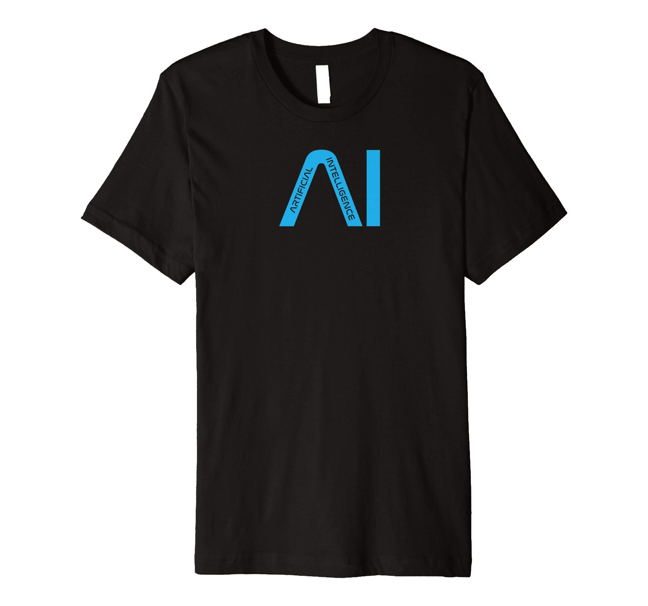 AI Artificial Intelligence LLM RevolutionUnisex-Adults Black Cotton T-Shirt Small