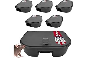 Exterminator’s Choice Mouse Traps Poison - Discreet, Heavy-Duty Bait Station