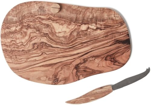 Miniatura 2 de Berard Tabla de queso con cuchillo, 12.5 x 8 pulgadas