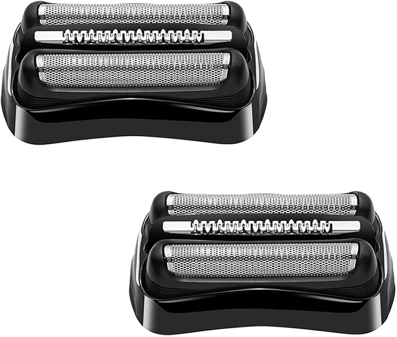 Cabeça de reposição para barbeador elétrico Series 3 21B compatível com Braun, pacote com 2