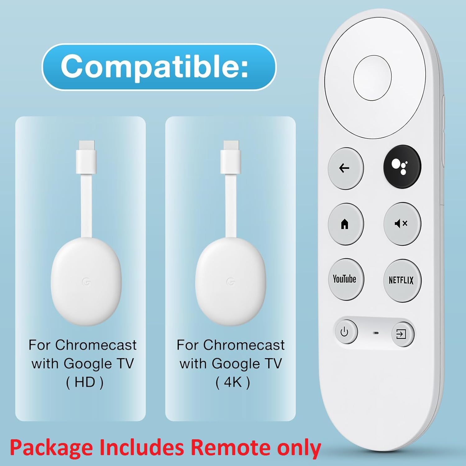 Buy ZIEVA Compatible with Google chromecast Remote Original with