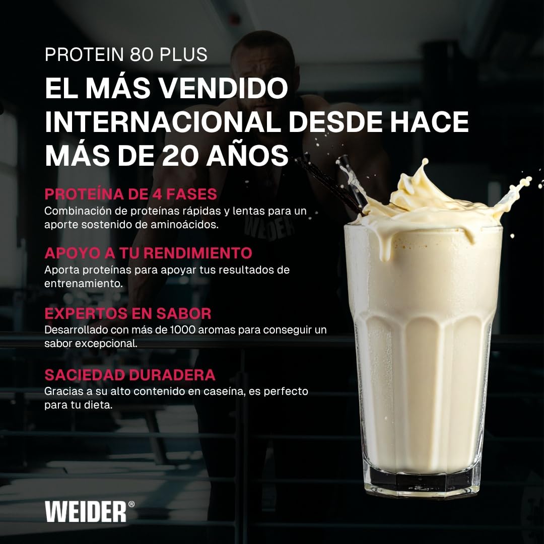 Weider Protein 80 Plus, 2kg, Plátano