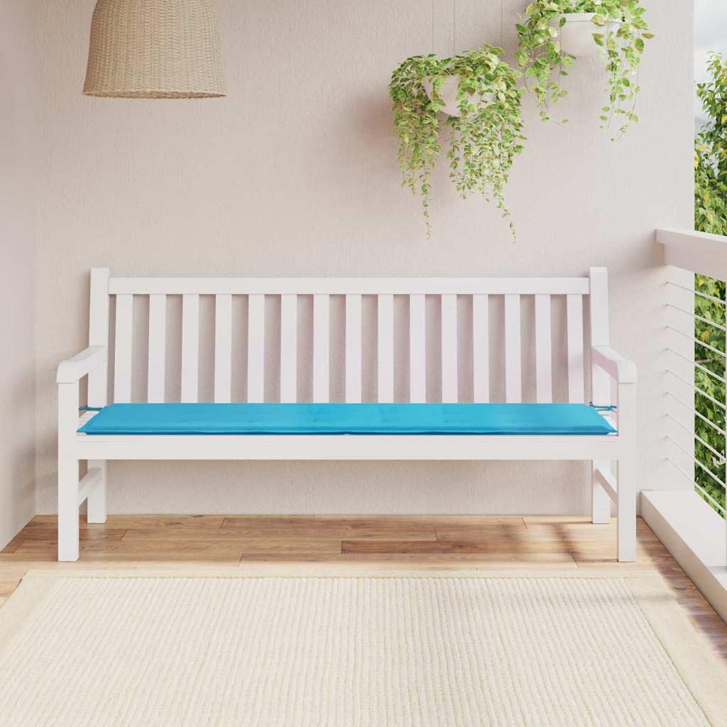 Coussin de jardin turquoise en tissu Oxford pour salon extérieur