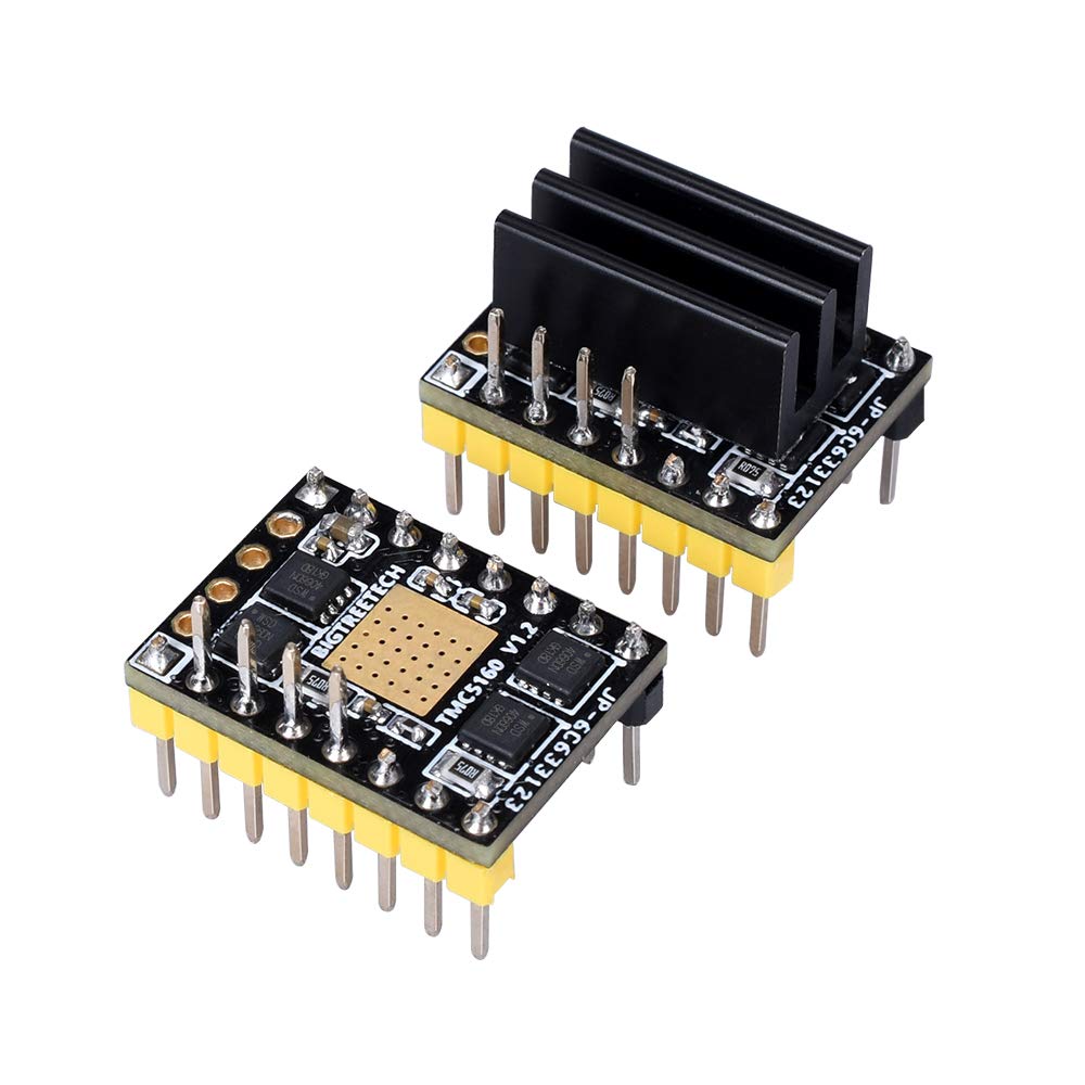 KINGPRINT TMC5160 v1.3 silnik krokowy bezgłośny sterownik wsparcie SPI z radiatorem do drukarki 3D (4 sztuki)