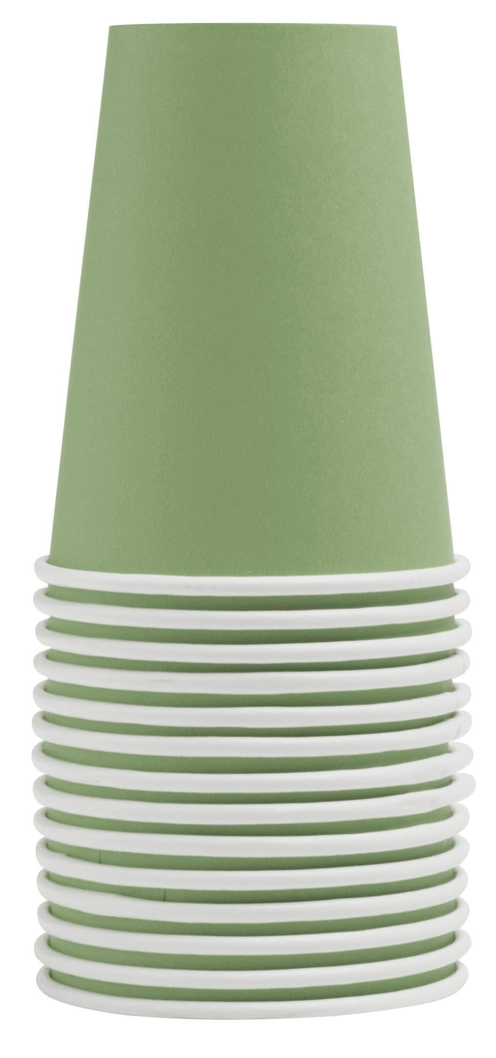 PRO NAPPE - Ref. 89120i - 15 Cups - 20cl - Cardboard - Olive Green
