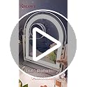Lighted Makeup Mirror with 3-Color Dimmable Lighting, with Removable 10x Magnifier, Smart Touch Control, 360° Rotation, 15" x 13" Hollywood Vanity Mirror for Tabletop or Desk (White)