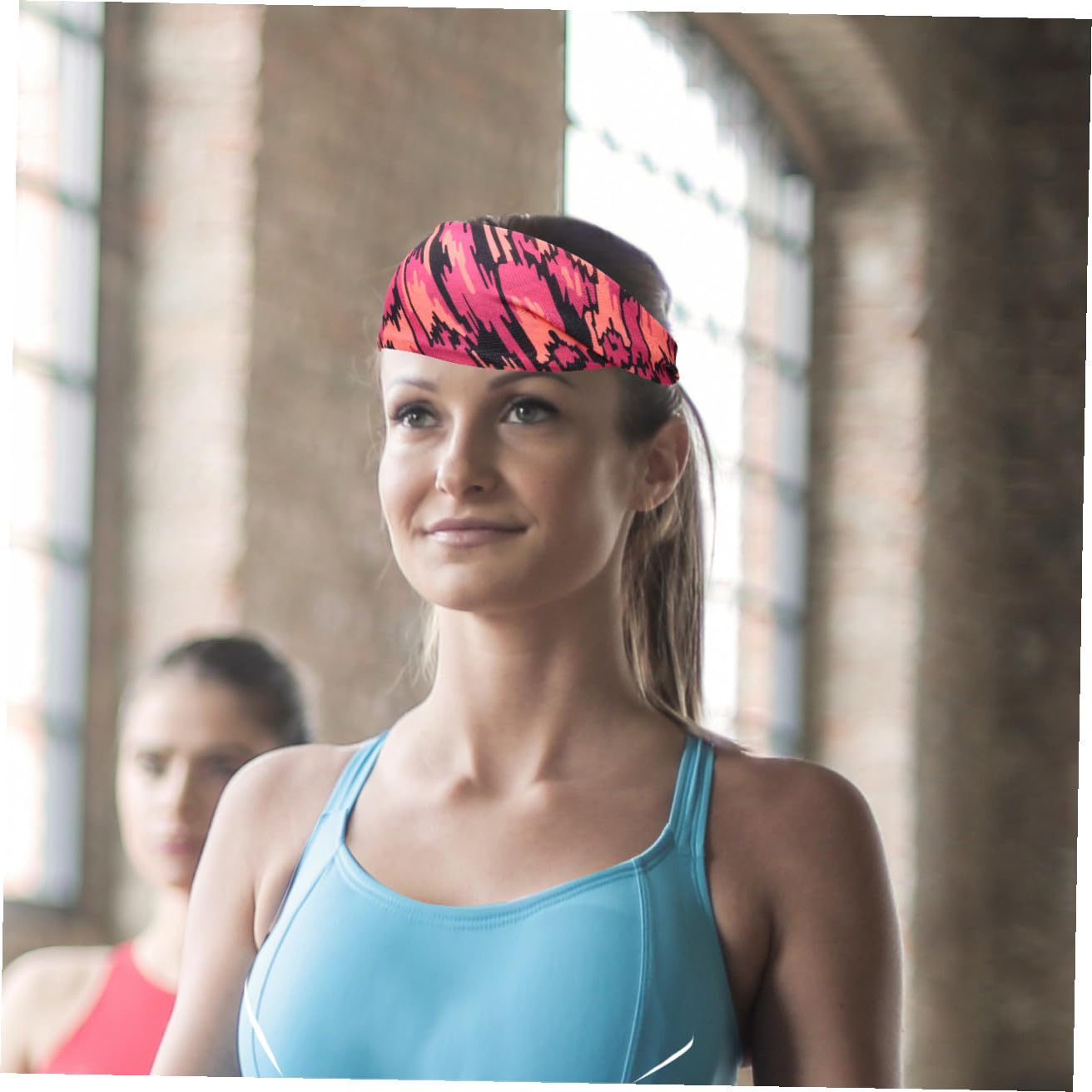 UPKOCH Pañuelo Deportivo para El Sudor Bandas De Sudor Amarillas Diadema con Clips Diadilla De Yoga Diadema Elástica De Ejercicio Atlética Fibra De Poliester 4 Piezas X 4