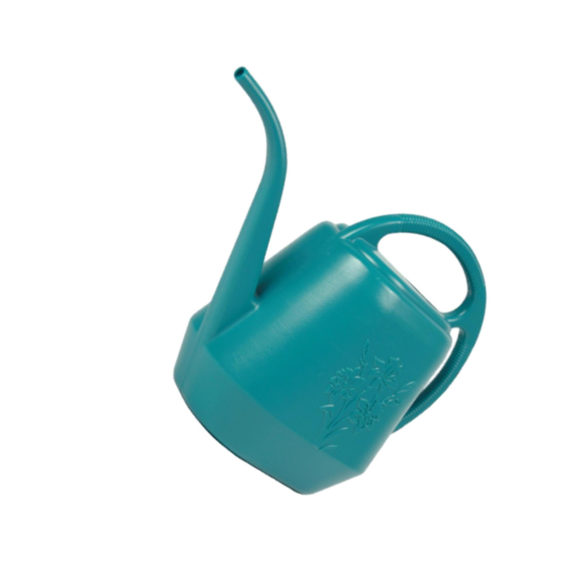 Zambuph Watering Pot Garden Watering Can Ergonomic Indoor Outdoor 4L Durable Long Spout Solution Easy To Water Plant Garden Can Indoor Outdoor Plant Flower, Green, 38x24.5cm