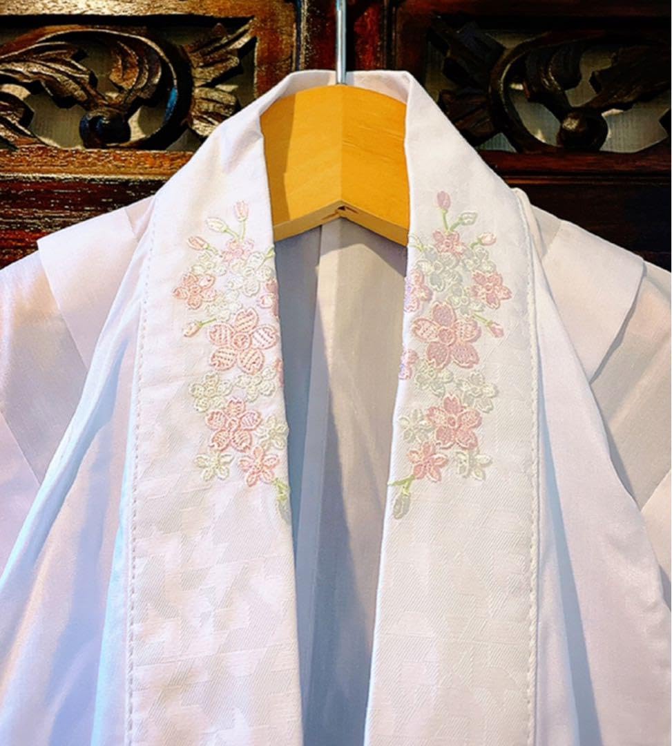 Amazon.co.jp: キャサリンコテージ 七五三 レース 白 花柄 着物 被布  