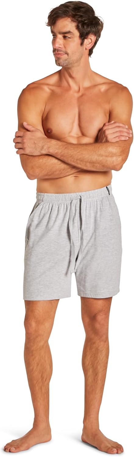 TAHARI Men's The Ultimate Comfort Sleep Pajama Short for Men – Soft Cotton Relaxed Fit Lounge Shorts - Image 2