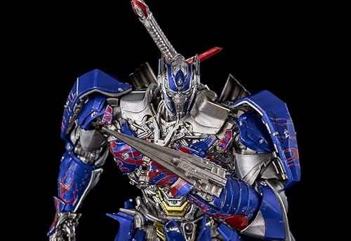 Transformers The Last Knight Dlx Optimus Prime Non-Scale Pom, Abs, Pvc And Zinc Alloy Pre-Painted Action Figure #TOP6