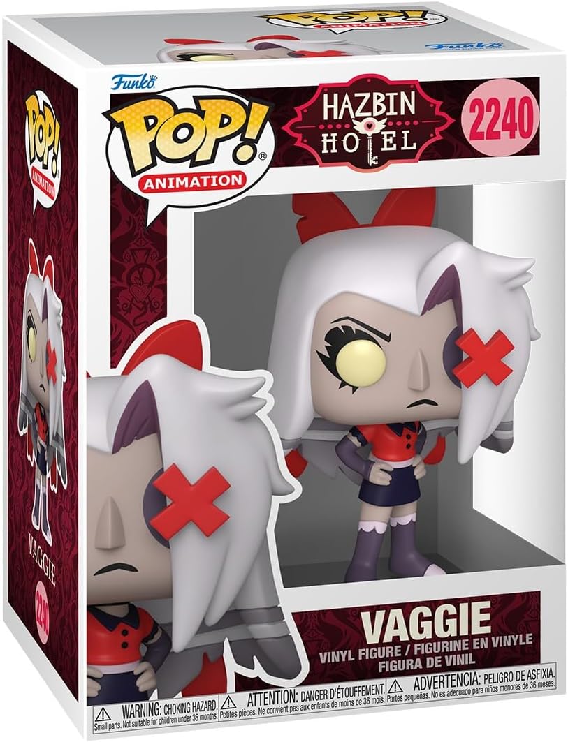 Funko Pop! Animation: Hazbin Hotel - Vaggie - 1/6 Odds for Rare Chase Variant - Collectable Vinyl Figure - Gift Idea - Official Merchandise - Toys for Kids & Adults - Animation Fans