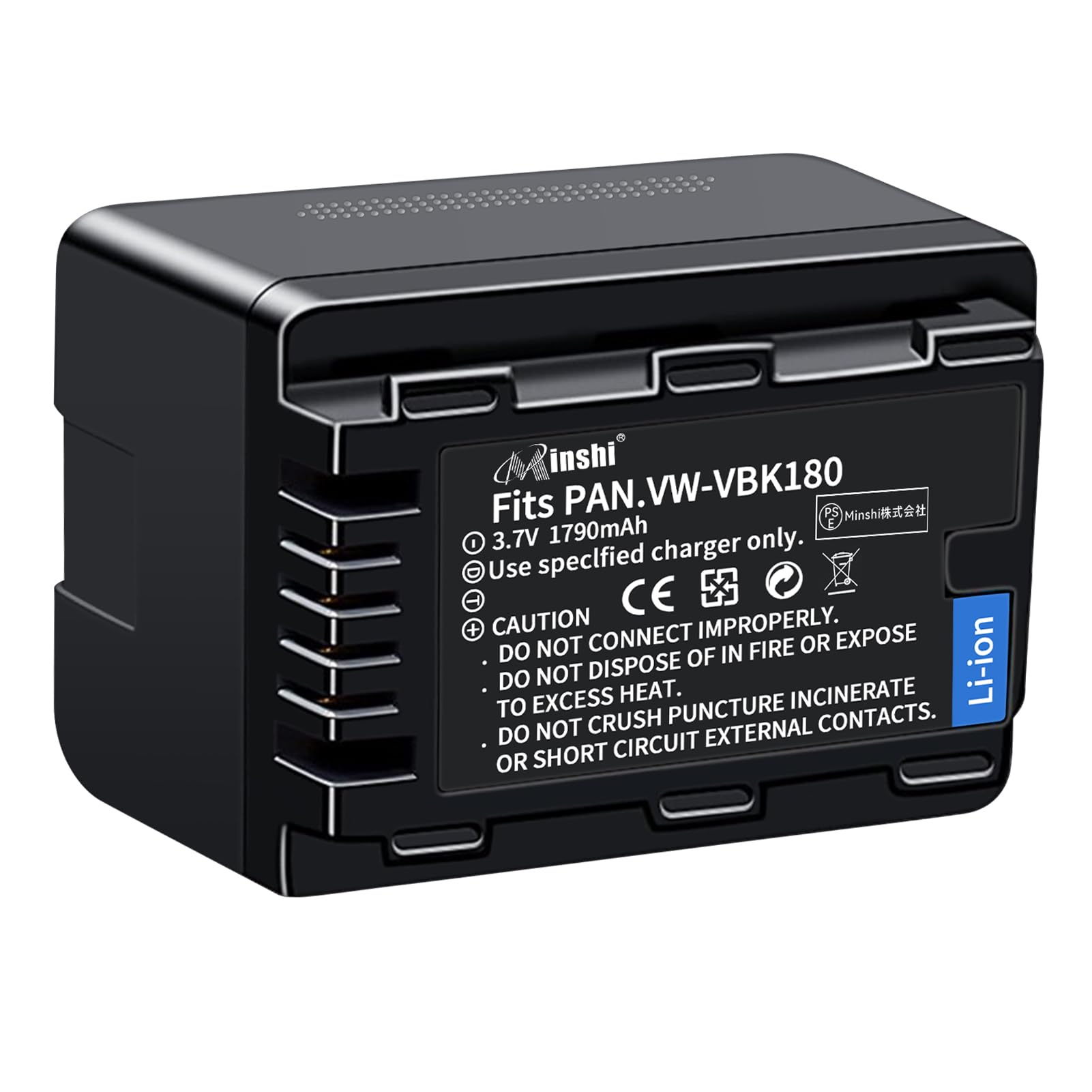 Amazon | 【MINSHI】充電式リチウムイオンHC-V700交換バッテリー対応