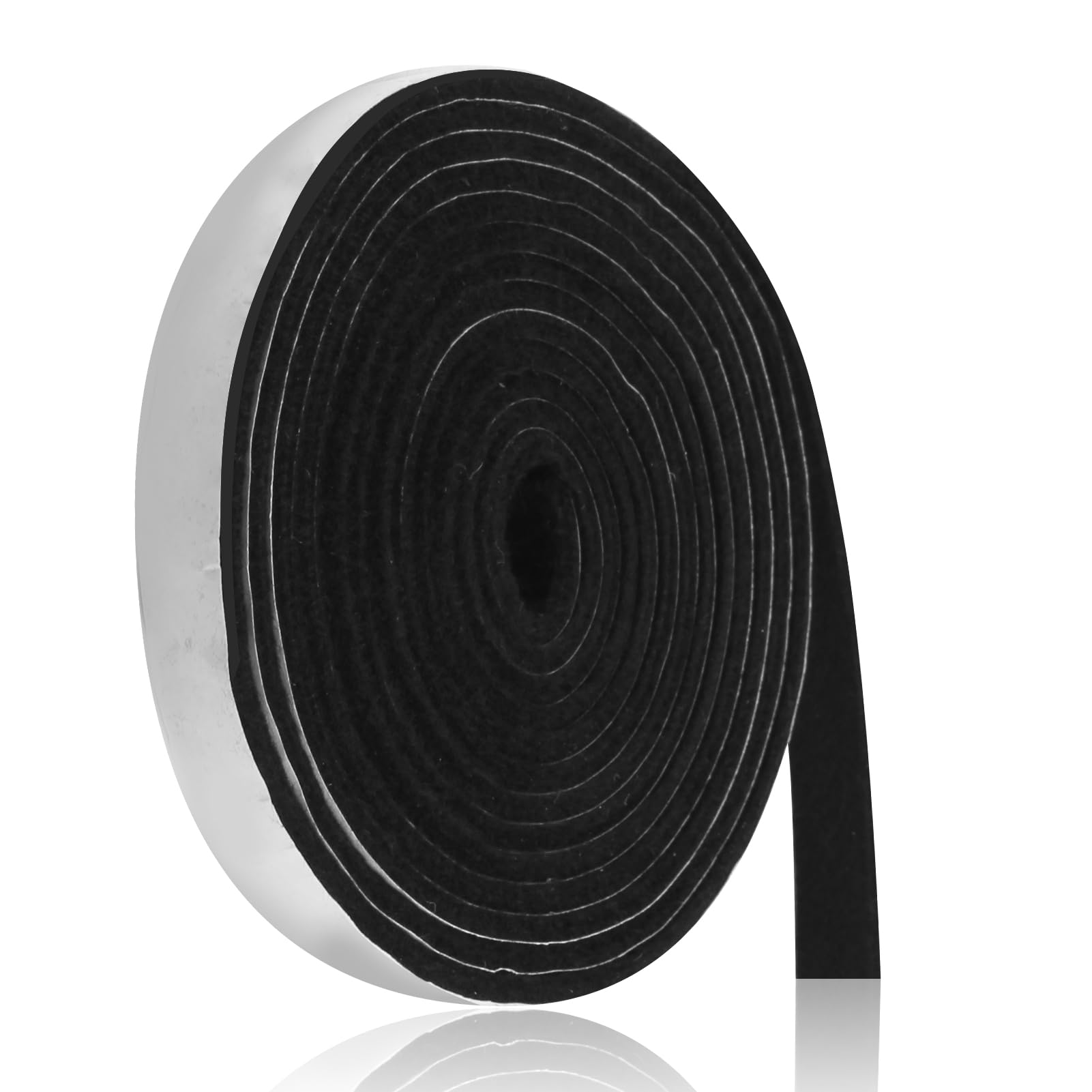 Guarnizione Autoadesiva Termoresistente per Forni e Stufe, Guarnizione termica Lunghezza 3 Metri, Spessore 3 mm, Larghezza 12 mm, Ideale per Affumicatori, Barbecue e Finestre di Forni, Nero