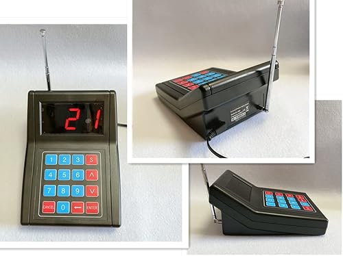 Miniatura 4 de 30 buscapersonas de montañas+1 teclado para colas de llamadas localizadoras restaurante sistema de llamadas inalámbrico camarero sistema de