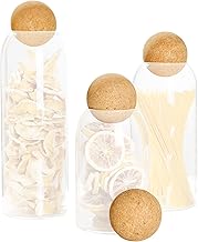 Enkrio 4 Pack Cork Ball 2.1" Cork Ball Stopper Wine Tools for Wine Carafe Decanter Bottle Replacements and as A Top for Carafes (Not Include Carafe)