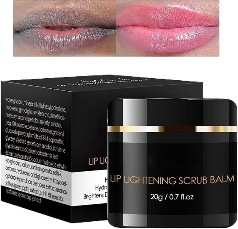 Bálsamo esfoliante labial com ácido hialurônico, 20 g, Generic