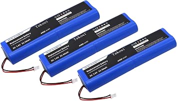 3PCS EGP-0620-1 Replacement Battery Compatible with 24-030001-01 EGP-0620-1 REV1 Hiper Ga Hiper Gb Hiper Lite Plus Hiper Pro Hiper-L1 L18650-4TOP TOP240-030001-01 Battery 4400mAh/7.4V