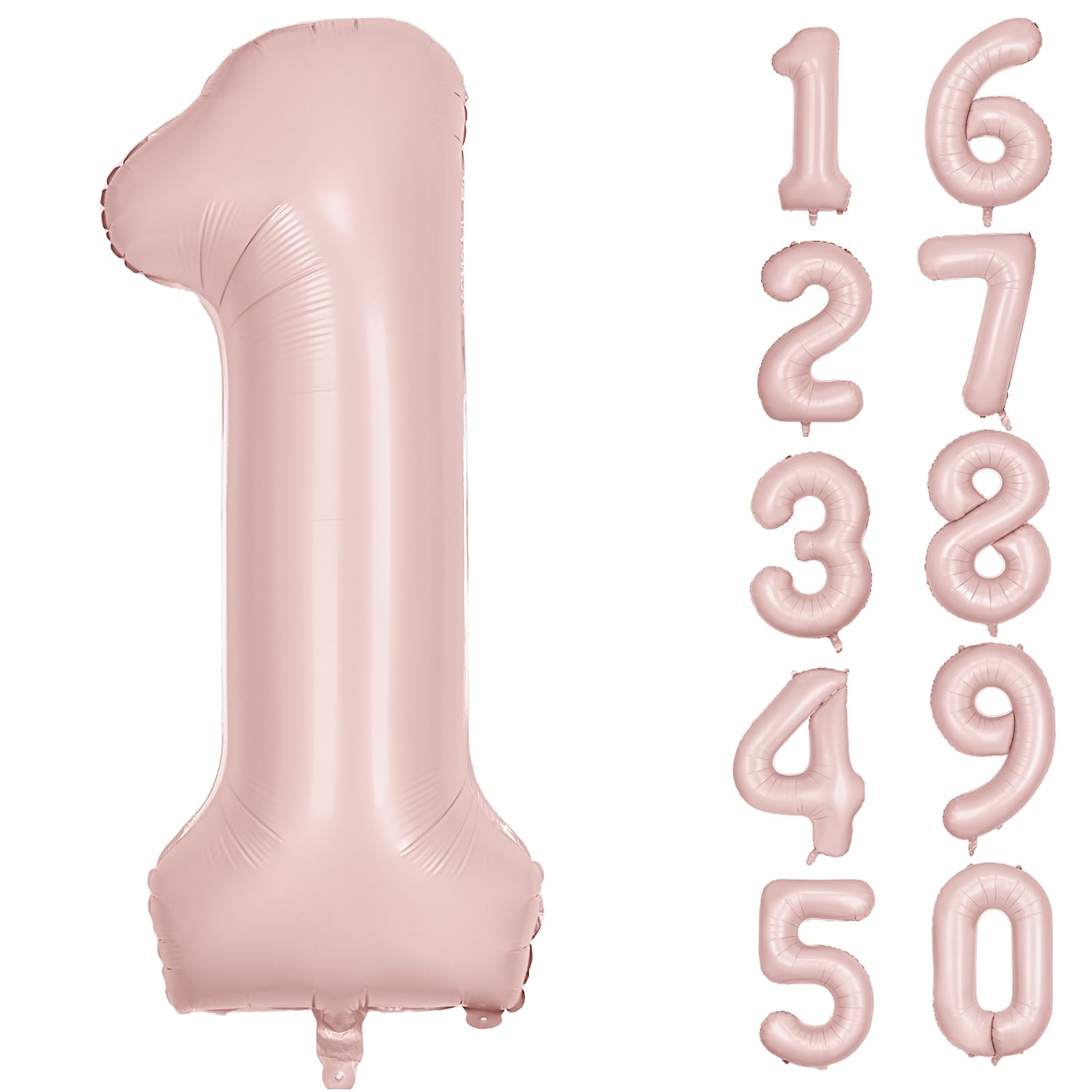 Red 0 balloon 40 Inch Giant Helium Foil Number 0 to 9 Red Balloon Birthday Wedding Party Digital Decorations (Number 0) — view 393