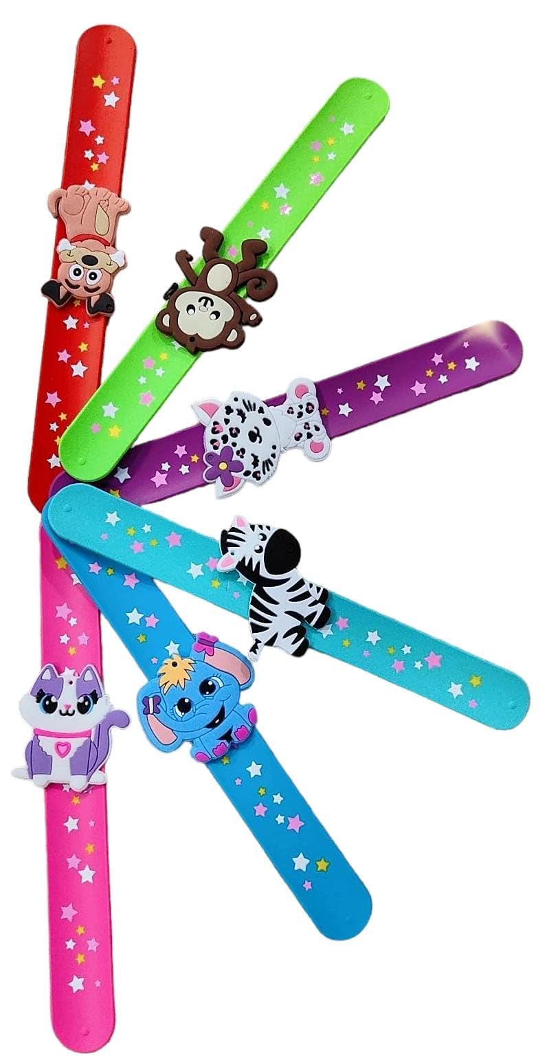 PARTISH Kids Wrist Band for Boys and Girls Pack of 6 Pcs l Silicone Slap Bracelets Bands, Birthday Return Gifts, Party Theme For Kids (B0D9KJG4FS) Amazon Price History, Amazon Price Tracker