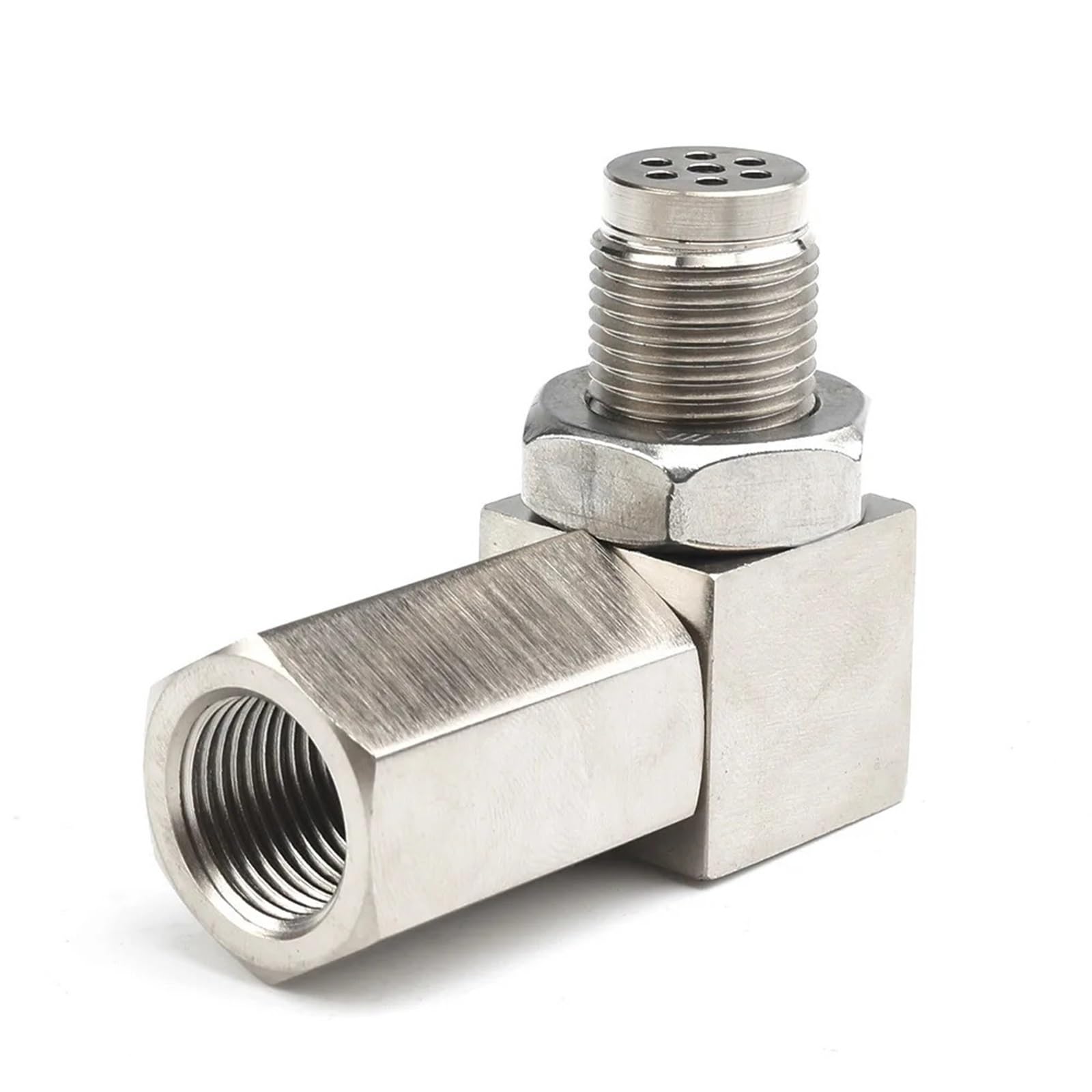 Adaptateur Lambda O2 à 90 degrés avec fixation CEL pour échappement - 7