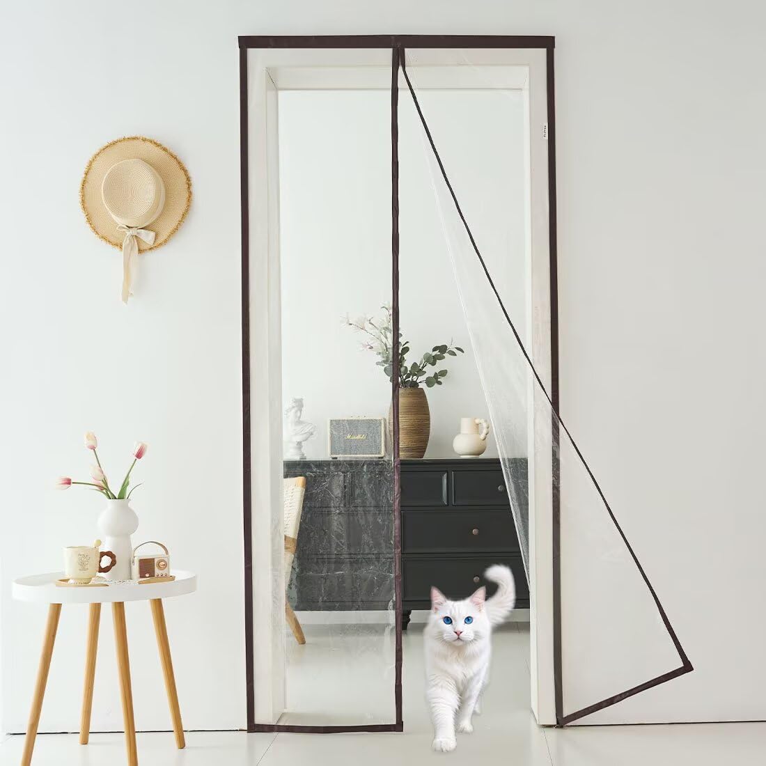 Amazon｜OSONA のれん マグネット 透明 ビニール 防水 防カビ 丈195cm