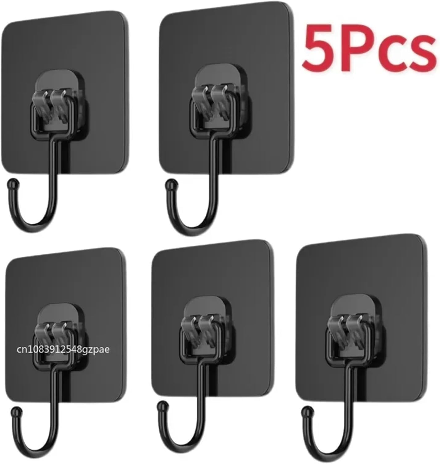 Rotierende selbstklebende Haken aus PVC-Metall