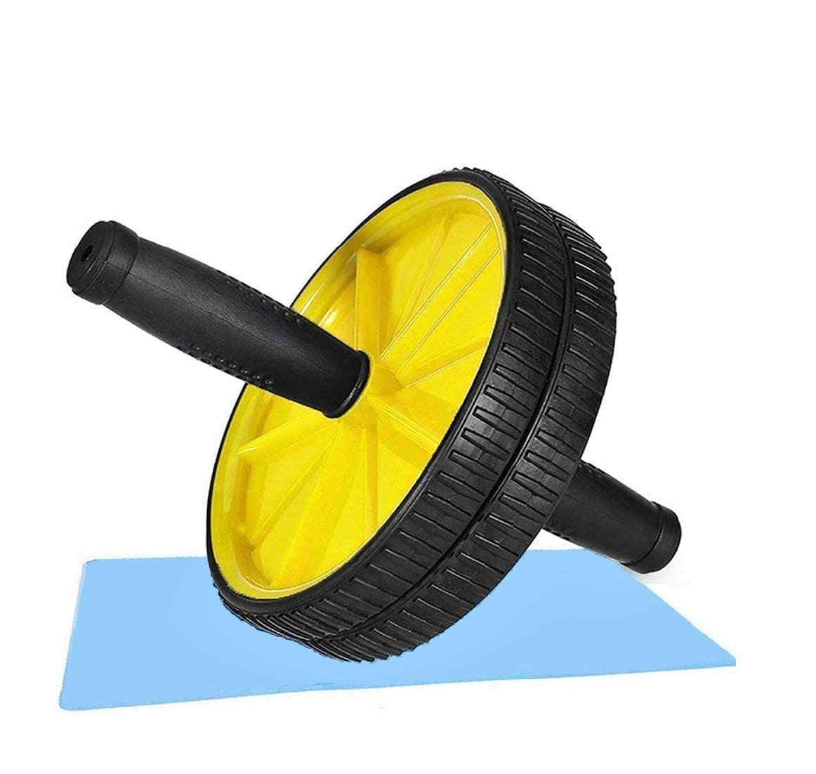 Ab Exercise Roller | Balance Wheel Roller | Workout Safety with Knee Mat (Multicolor)-image-40