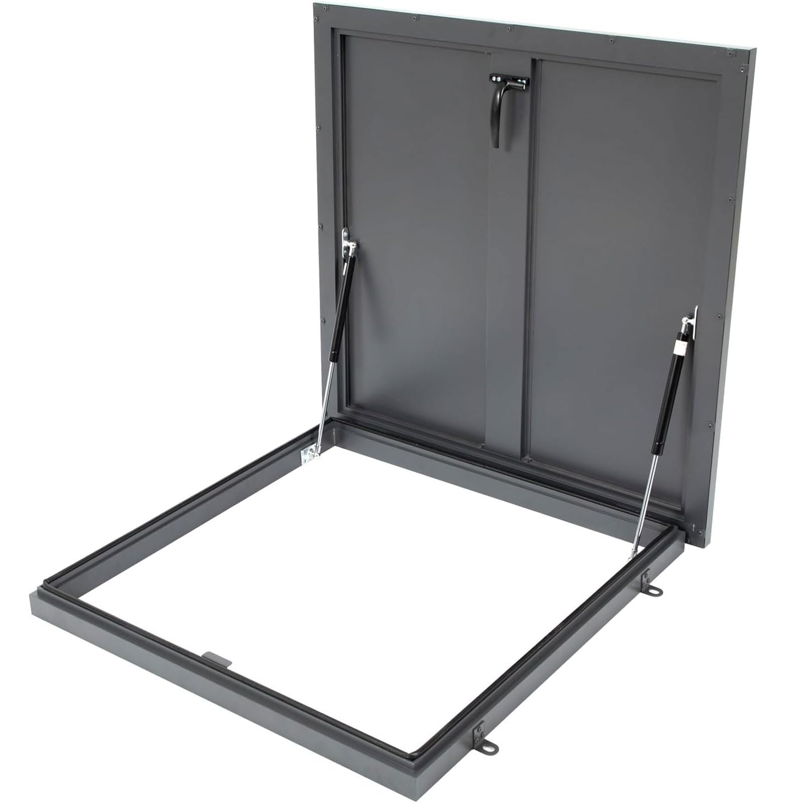 Escotilla de Acceso al Techo, construcción de Acero galvanizado, Tapa metálica Impermeable para Uso doméstico, en almacenes, bodegas o sótanos, Ideal para escaleras de át