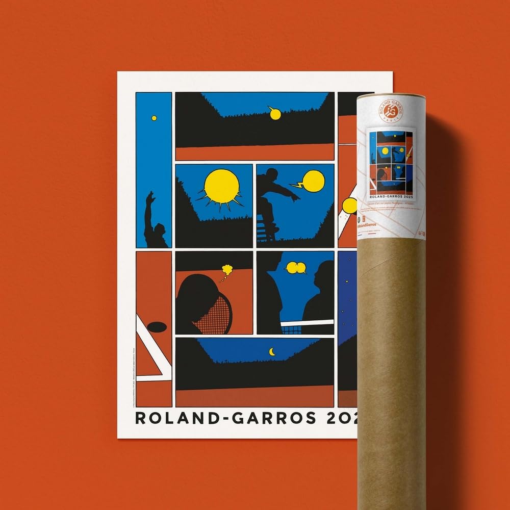 Offizielle Roland Garros Paris Poster (2025)