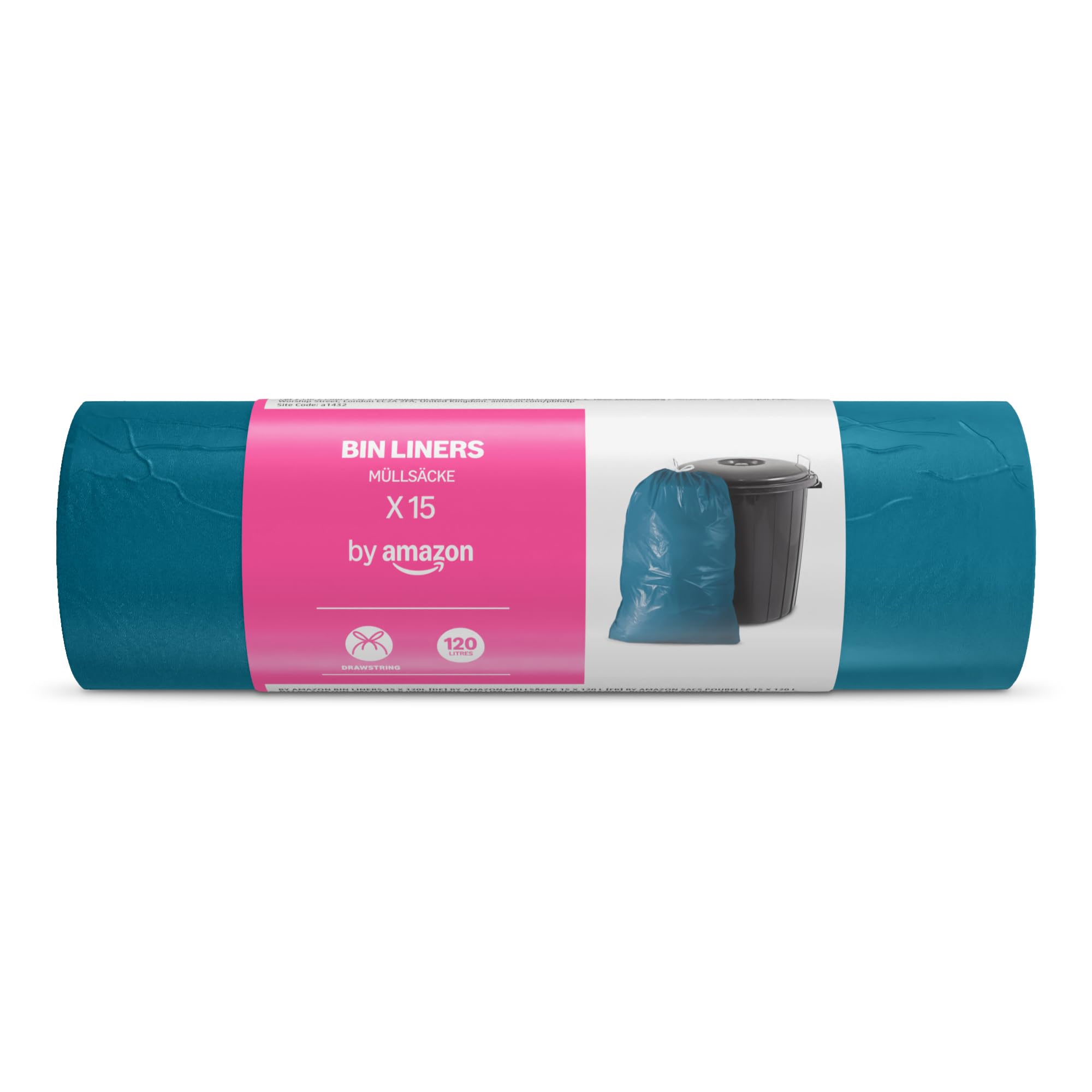 by Amazon Müllbeutel 15 x 120 L (Früher Our Essentials) - Verpackung kann variieren