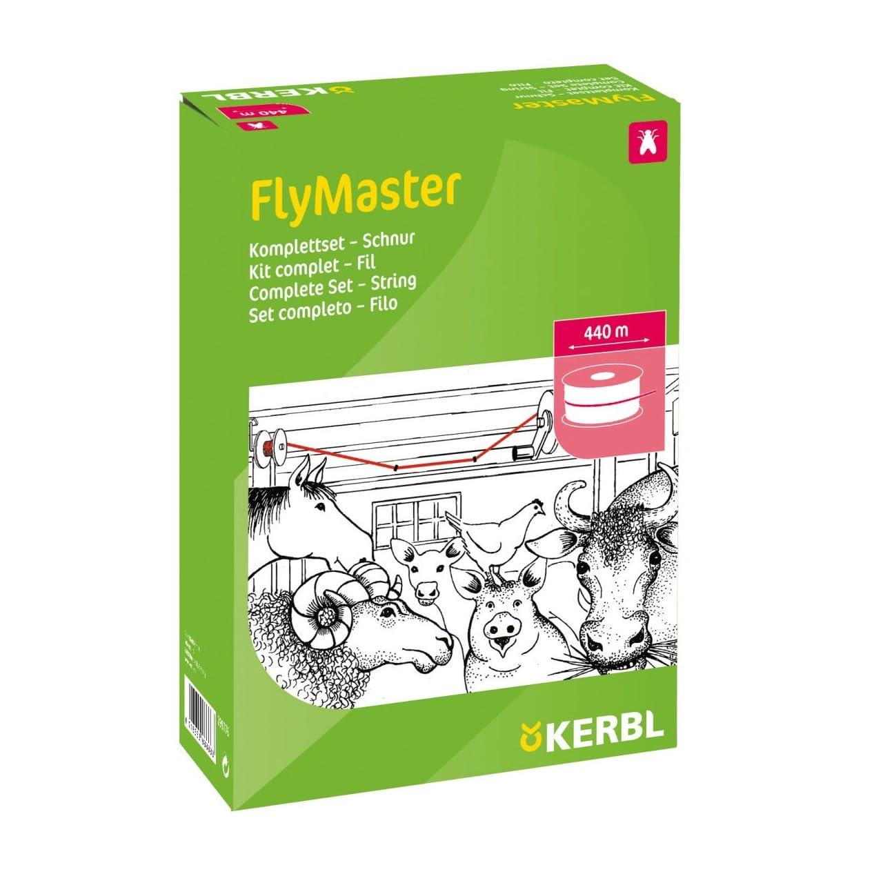 cit Kerbl 299777 Flymaster Fliegenschnur Ersatzrolle, 440 m