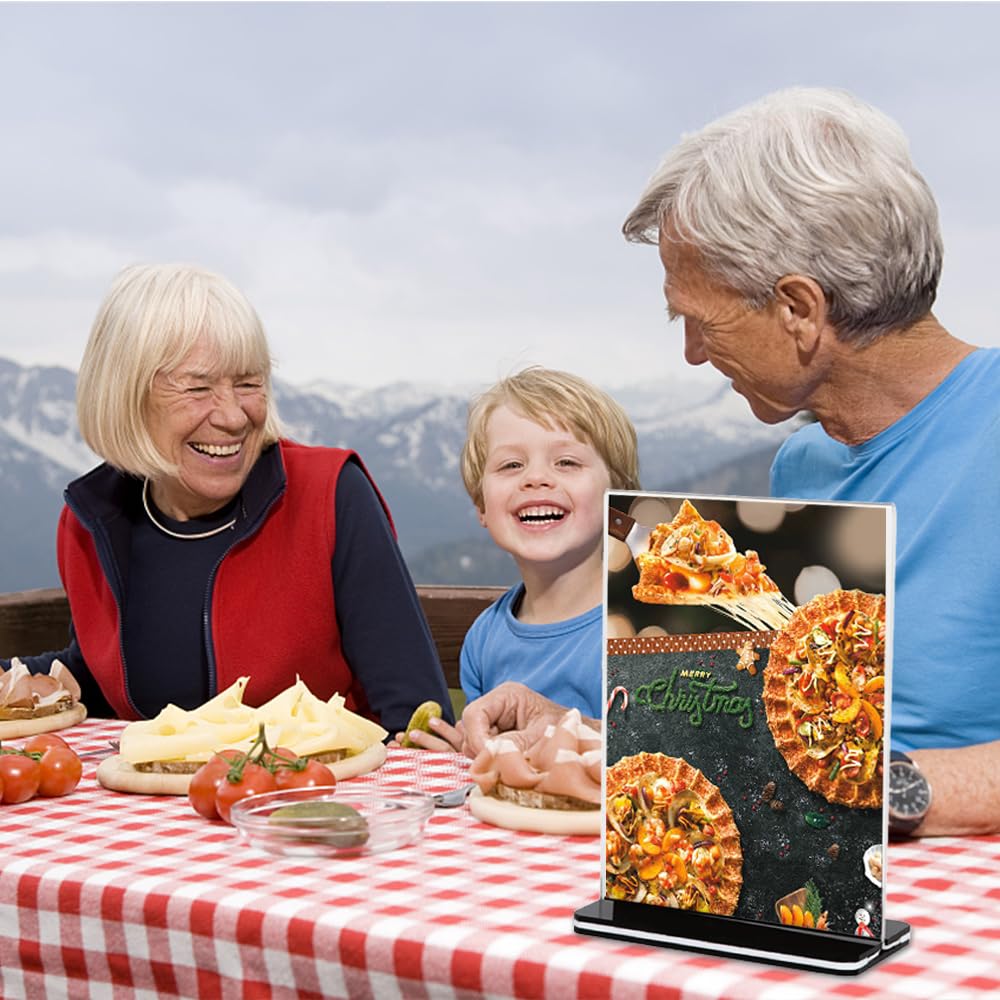 Espositori Acrilici Da Tavolo A5 - 5 Pezzi Per Menu E Avvisi - Foto 7