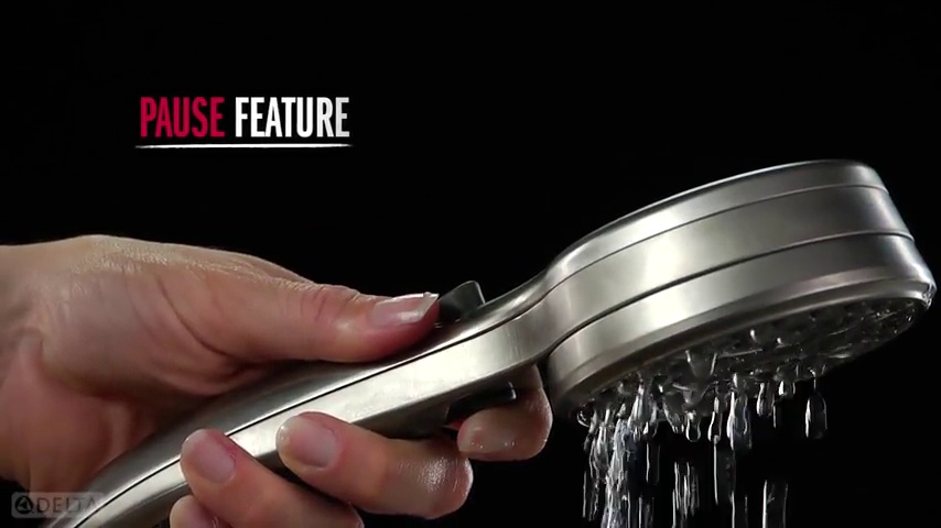 Delta Faucet 9-Spray Touch-Clean Wall-Mount Hand Held Shower with